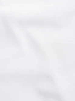 Next Slim Fit Easy Care Double Cuff Smart Shirt White New