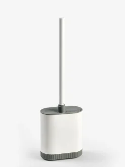 Next White Slimline Silicone Toilet Brush New