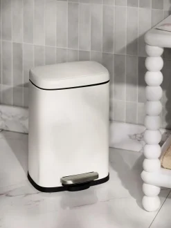 Next Soft Close 5 Litre Pedal Bin White Outlet