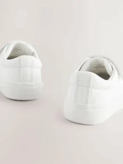 Next Standard Fit (F) Chunky Trainers With Touch Fastening White Outlet