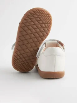 Next Standard Fit (F) First Walker Fisherman Shoes White Outlet