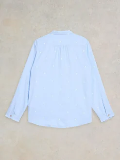 White Stuff Blue Sophie Shirt Sale