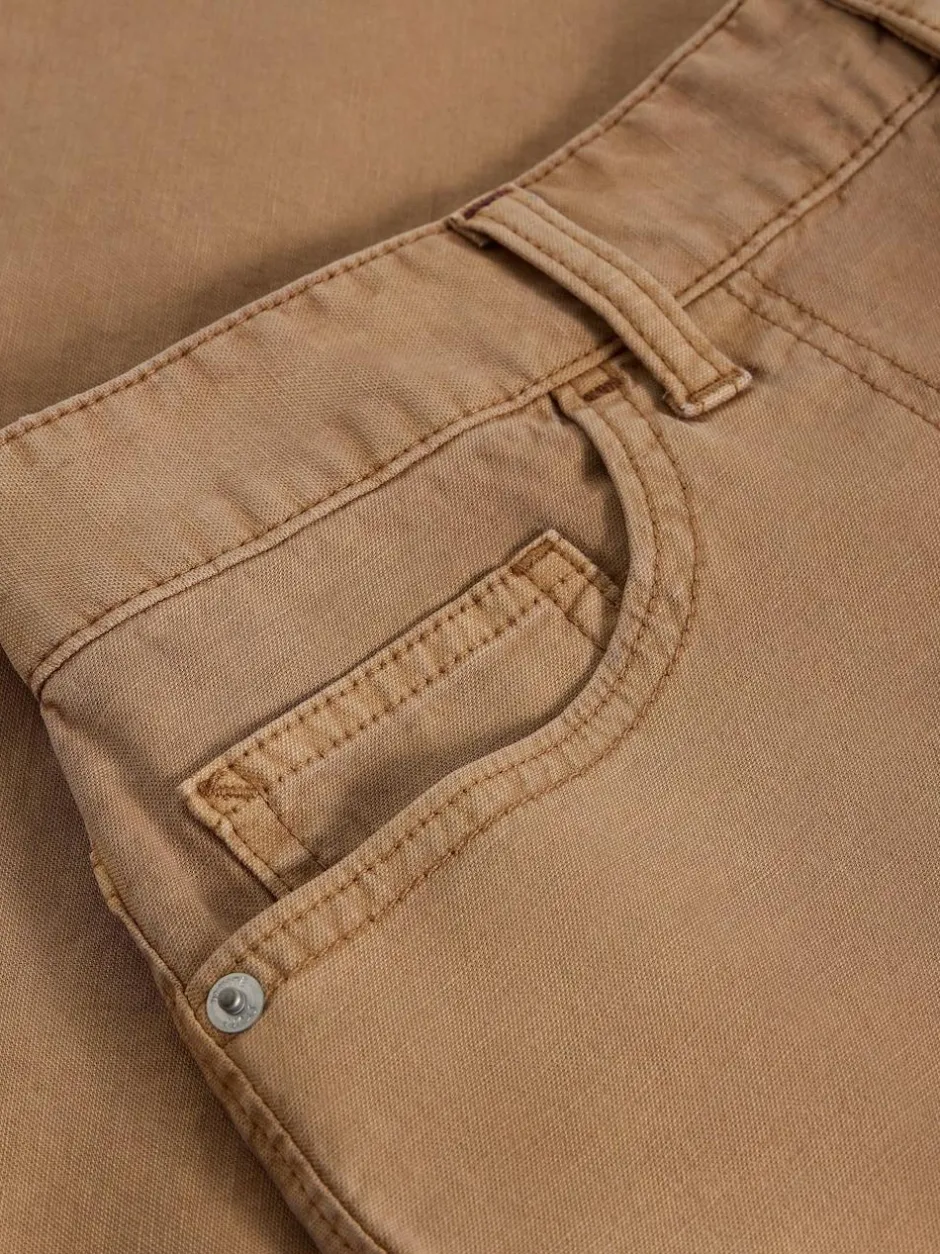 White Stuff Tia Chino Skirt Brown Discount