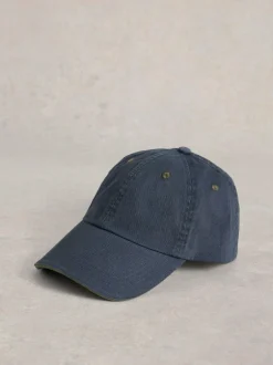 White Stuff 100% Cotton Baseball Cap Navy Best