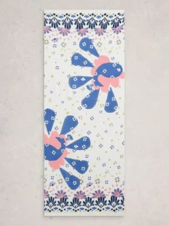 White Stuff Sophie Printed Scarf White Discount