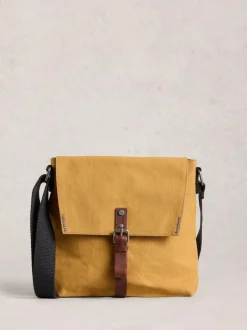 White Stuff Charlie Canvas Cross-Body Bag Yellow Discount