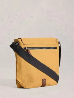 White Stuff Charlie Canvas Cross-Body Bag Yellow Discount