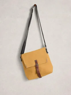 White Stuff Charlie Canvas Cross-Body Bag Yellow Discount