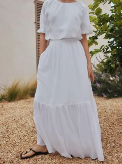Next White Summer Maxi Skirt Sale