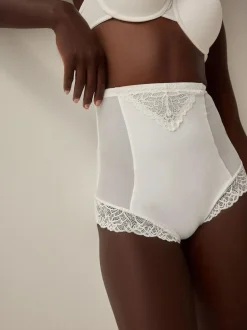 Next Super High Waist Briefs Firm Tummy Control Shaping Briefs White Sale