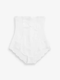 Next Super High Waist Briefs Firm Tummy Control Shaping Briefs White Sale