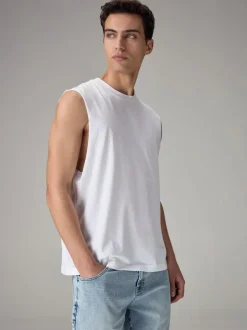Next Tank Top Vest White Clearance