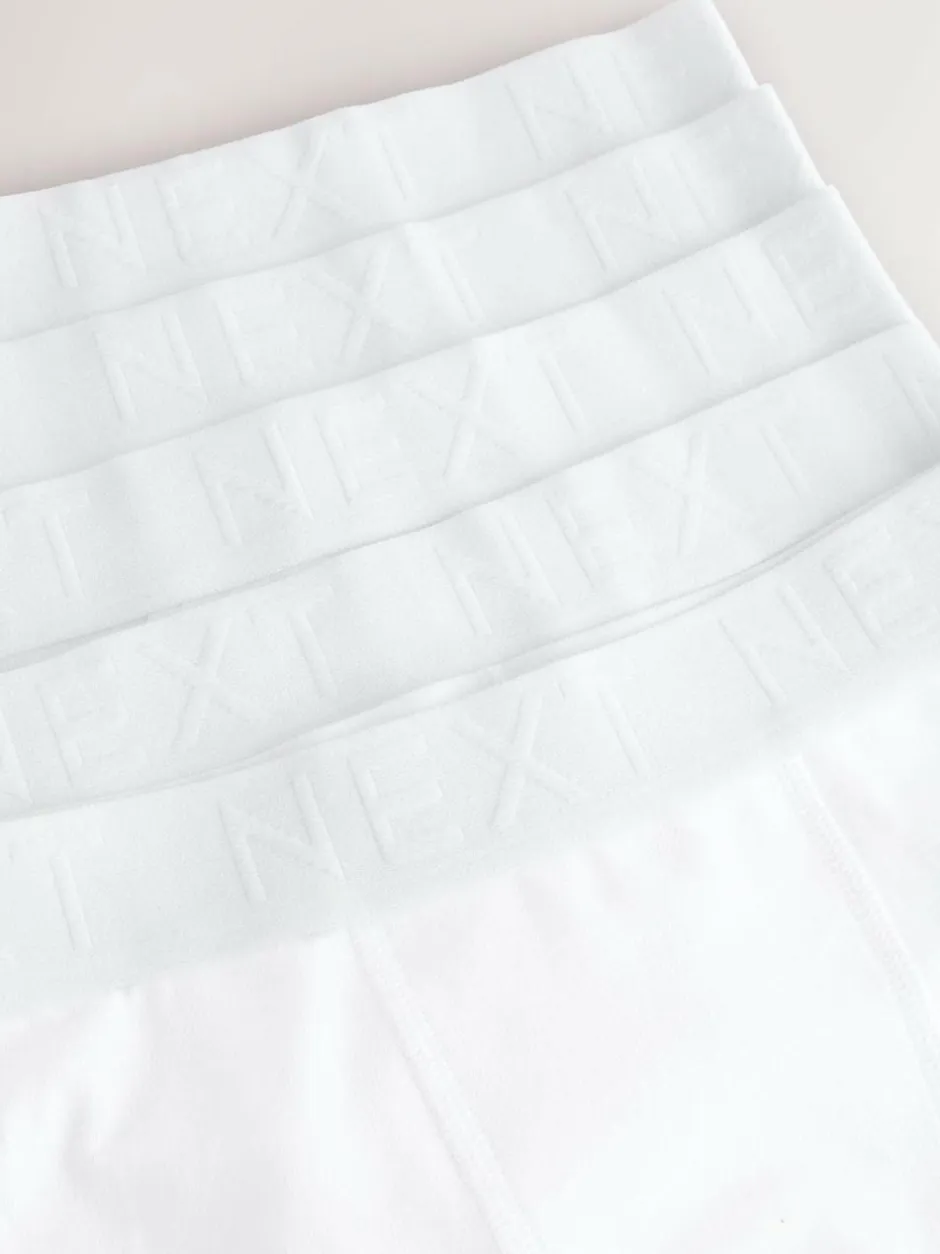 Next White Trunks 5 Pack (1.5-16yrs) Outlet