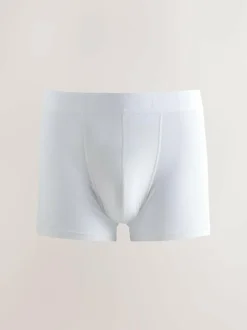 Next White Trunks Boxers 5 Pack New