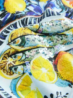 Next White/Blue Graphic Print Beach T-Shirt