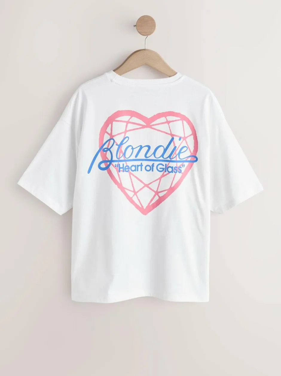 Next White/Blue Stripe Blondie Short Sleeve Pyjamas New