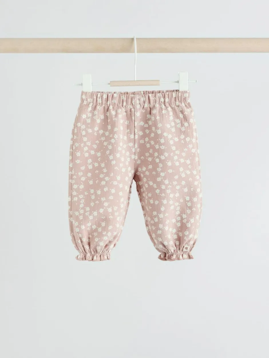 Next White/Brown Baby Long Sleeve Top and Trousers Set 2 Piece (0mths-2yrs) Online