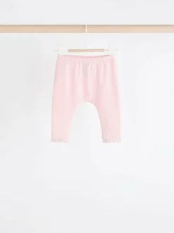 Next White/Pink Baby Leggings 4 Pack (0mths-2yrs) Best