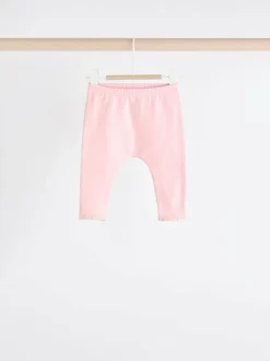 Next White/Pink Baby Leggings 4 Pack (0mths-2yrs) Best