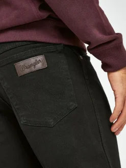 Wrangler Black Straight Fit Texas Authentic Jeans Outlet