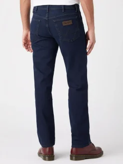 Wrangler Blue Black Straight Fit Texas Authentic Jeans Online