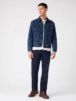 Wrangler Blue Black Straight Fit Texas Authentic Jeans Online