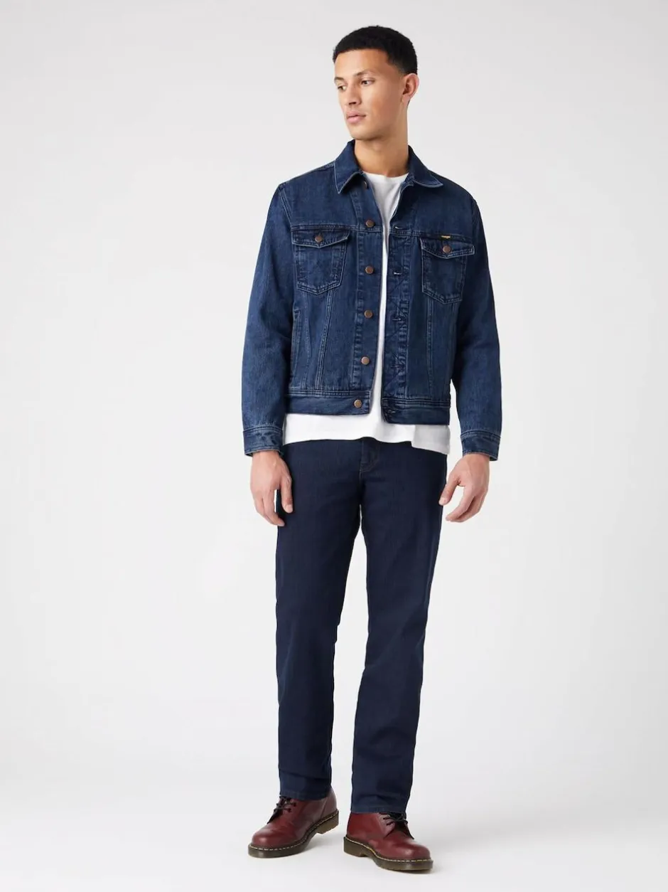 Wrangler Blue Black Straight Fit Texas Authentic Jeans Online