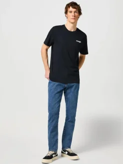 Wrangler Slim Fit Texas Jeans Mid Blue Denim Sale