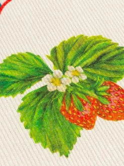 Wylder Blue Strawberry Stripes 46x36cm Table Placemats Set Of 4 Discount