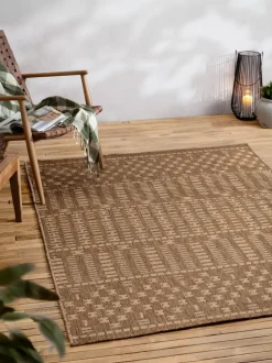 Yard Natural Seagrove Jute Effect Indoor/Outdoor Washable Rug Discount