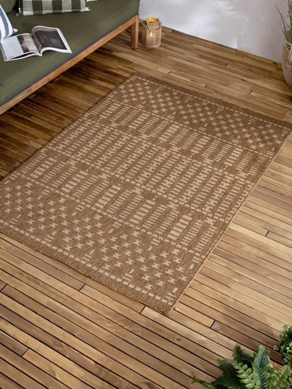 Yard Natural Seagrove Jute Effect Indoor/Outdoor Washable Rug Discount