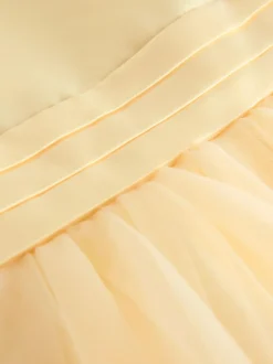Next Flower Girl Bow Dress (3-12yrs) Yellow Discount