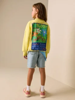 Next Sweatshirt (3-16yrs) Yellow Flower Online