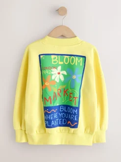 Next Sweatshirt (3-16yrs) Yellow Flower Online