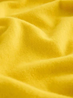 Next N.Premium 100% Cashmere Crew Neck Jumper Yellow