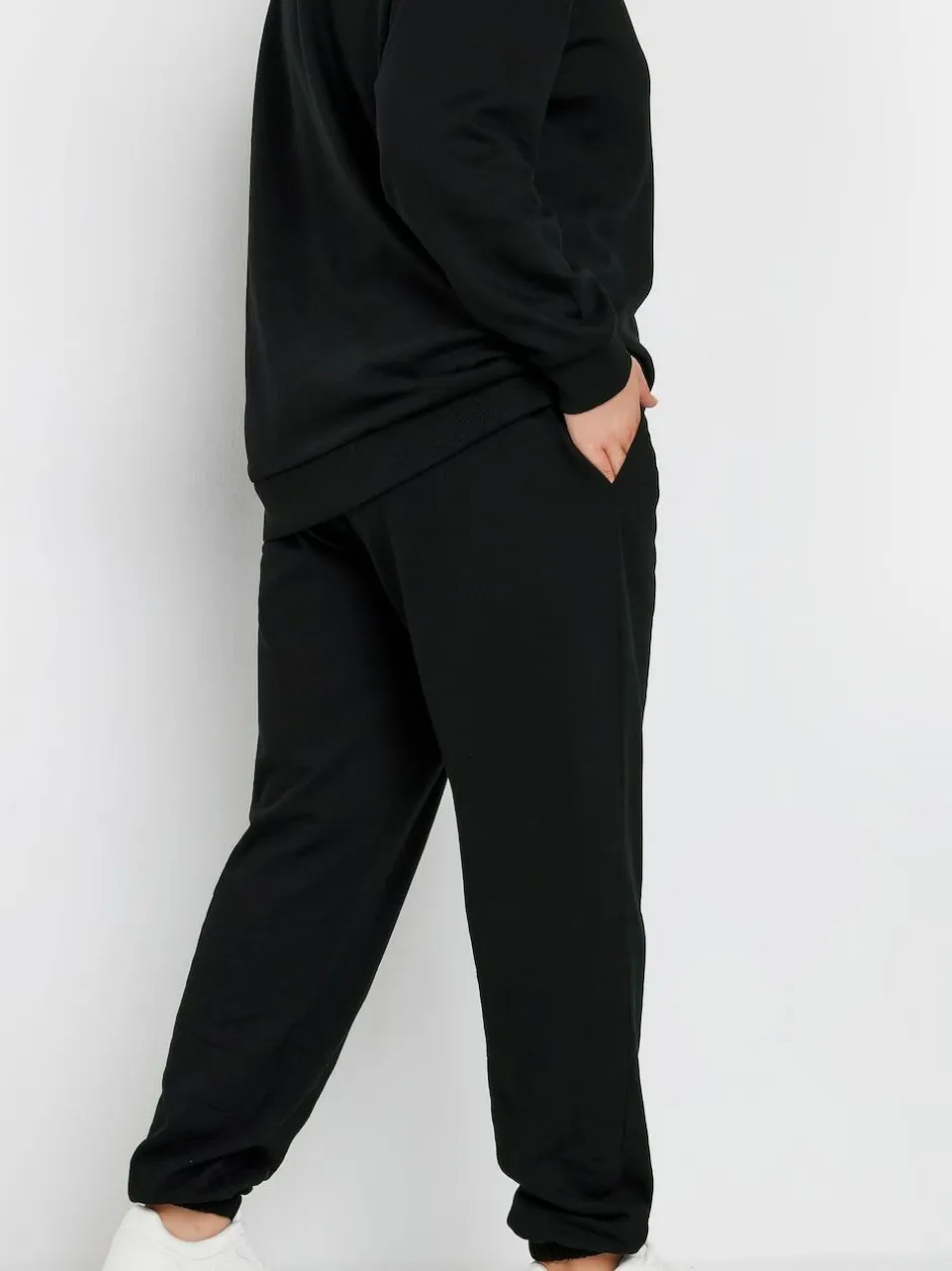 Yours Curve Black Joggers Best