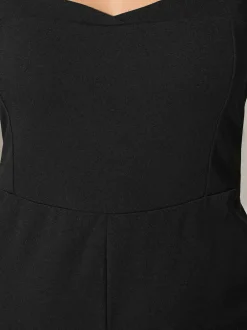 Yours Curve Black London Sweetheart Jumpsuit Hot