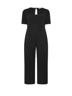 Yours Curve Black London Sweetheart Jumpsuit Hot