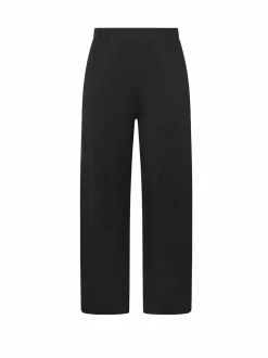 Yours Curve Wide Leg Leggings Black Discount