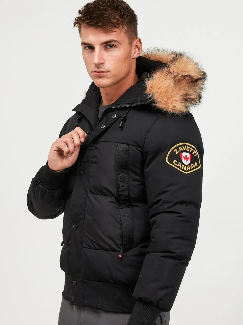 Zavetti Canada Mens Aylmer Bomber Parka Jacket Outlet