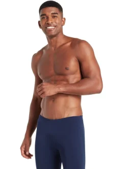 Zoggs Cottelsoe Ecolast Mid Jammer Boxers Blue Outlet
