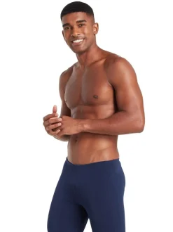 Zoggs Cottelsoe Ecolast Mid Jammer Boxers Blue Outlet